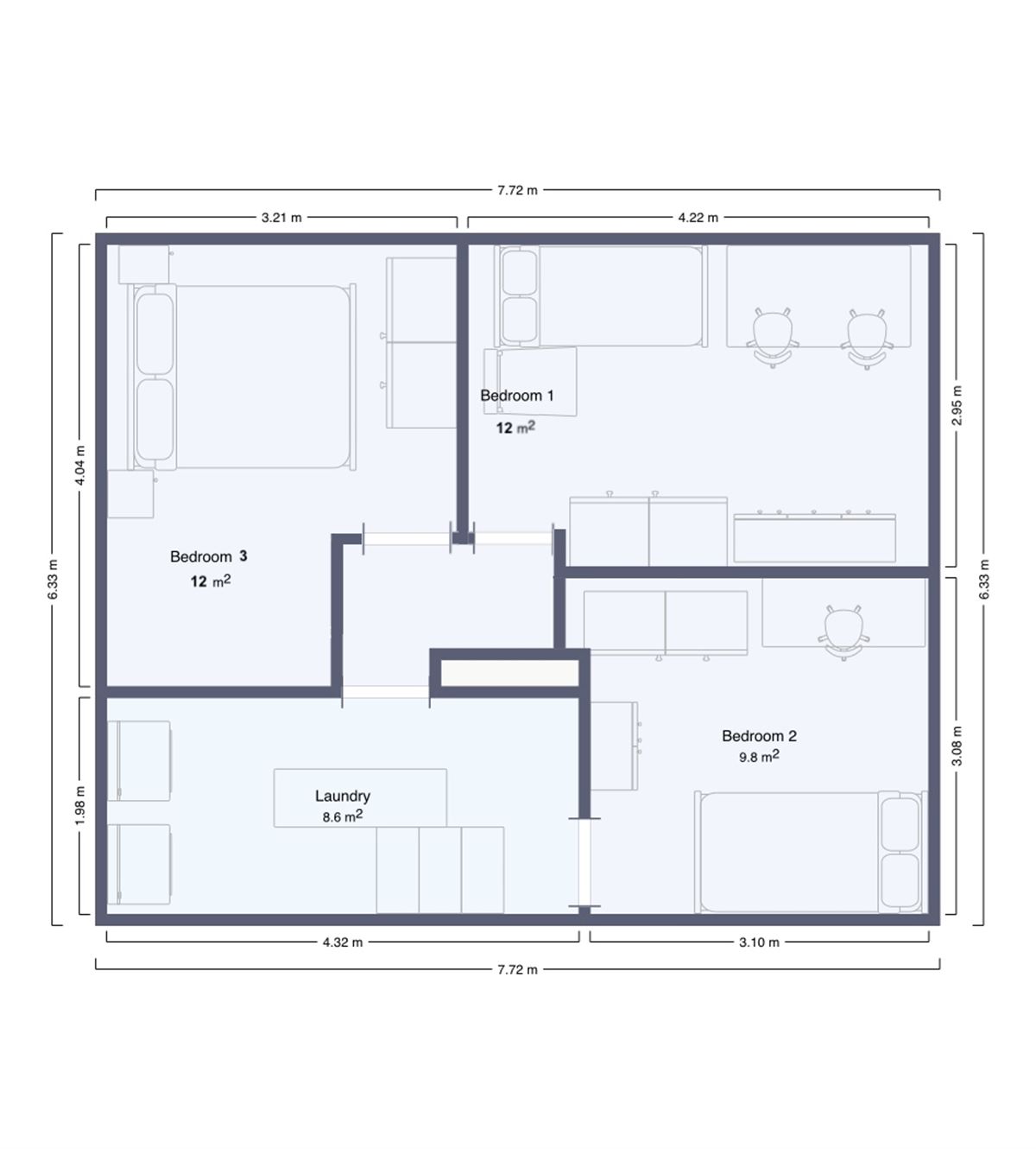 Duplex appartement in Centrum Schoten