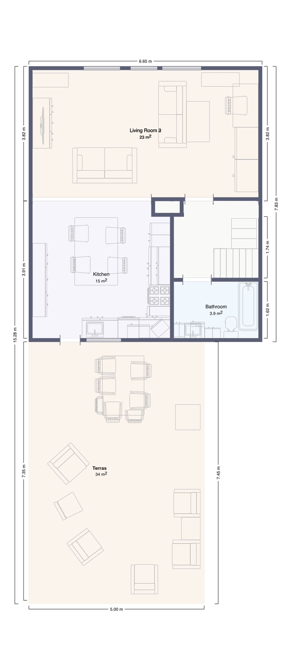 Duplex appartement in Centrum Schoten