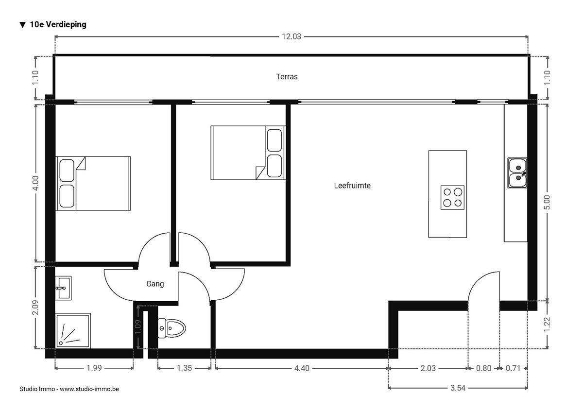Lichtrijk Appartement met Panoramisch Uitzicht op Antwerpen