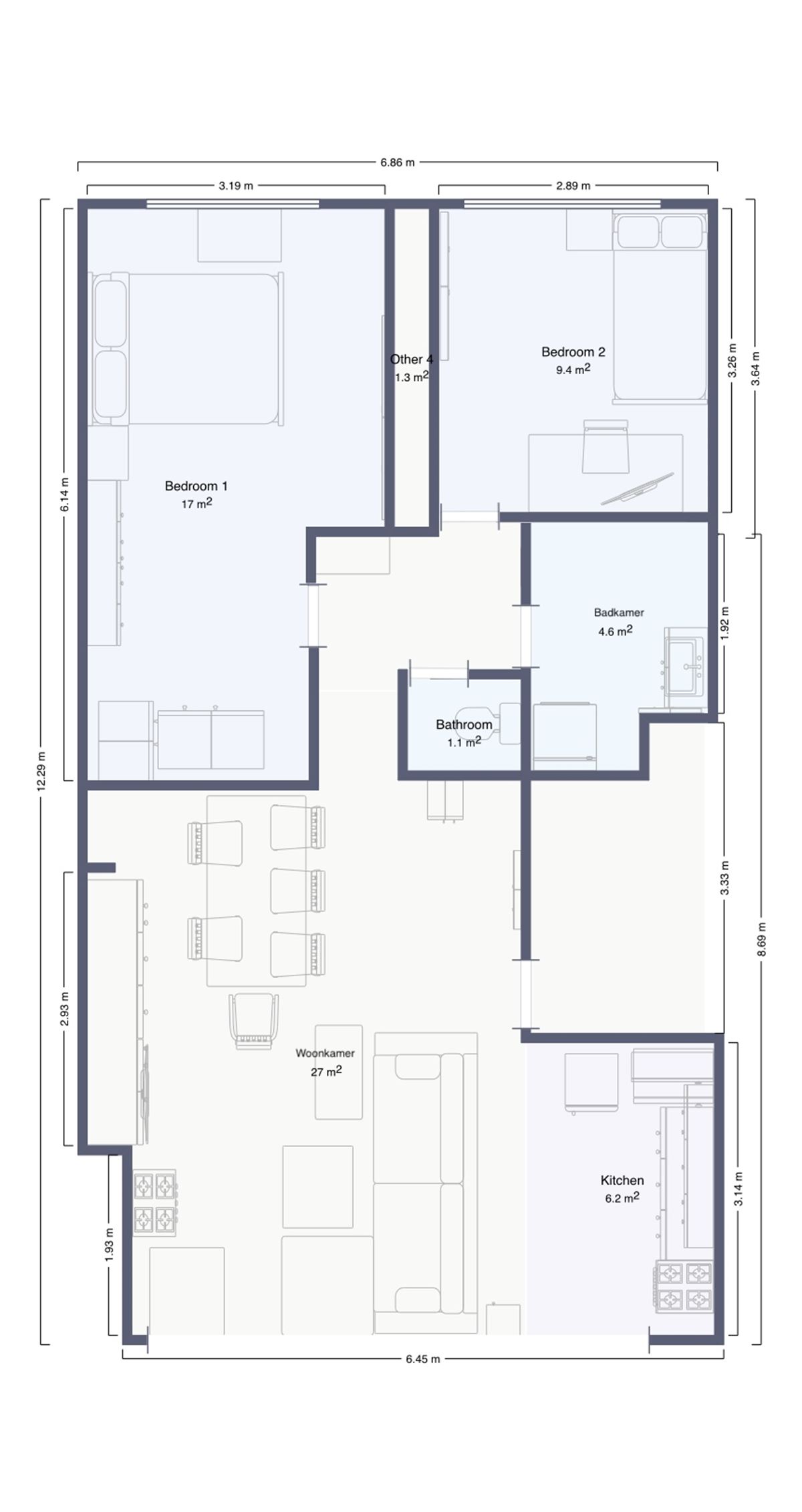 Appartement met Terras, Garage en Tuin in Neerlandwijk