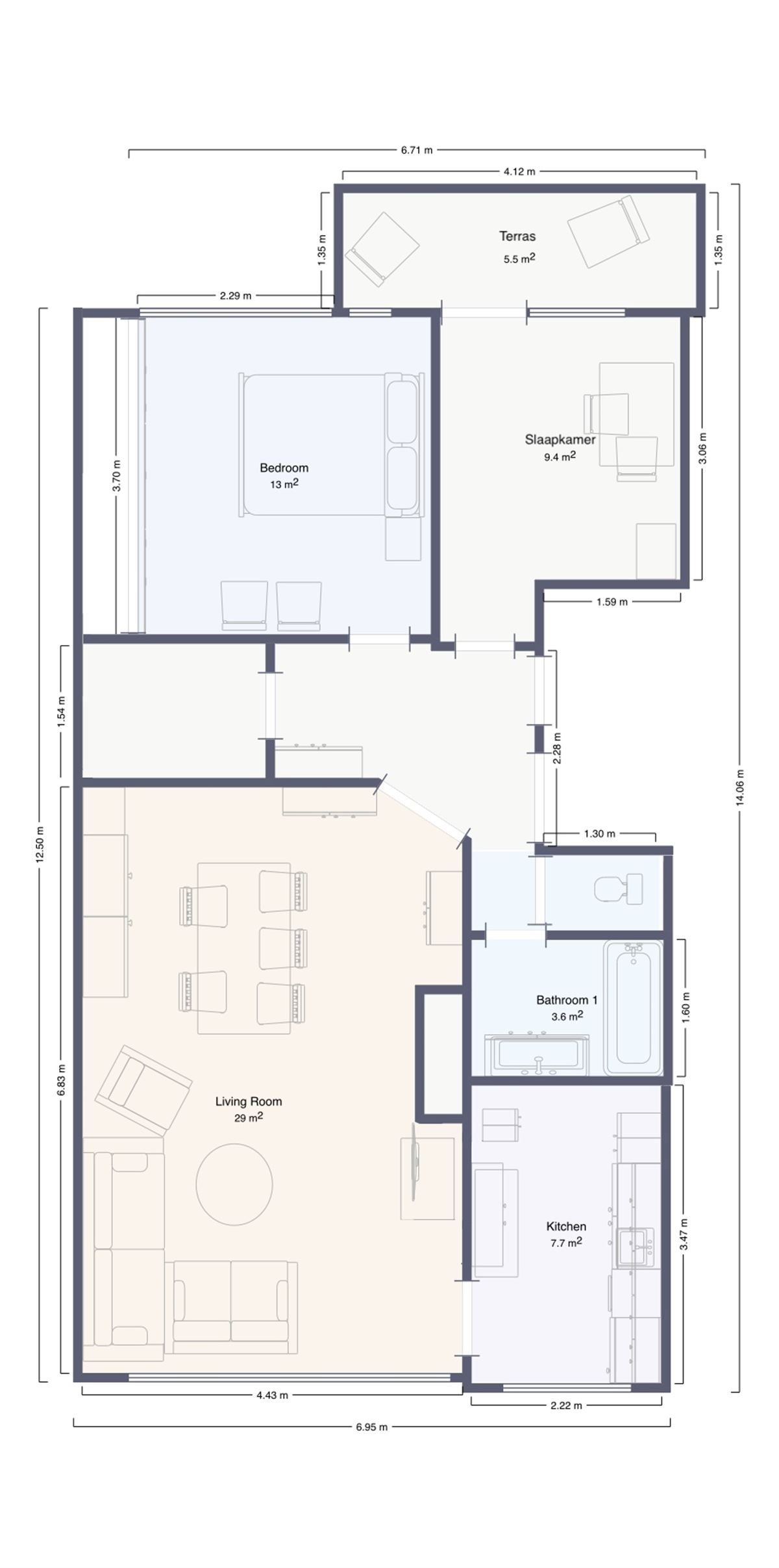 Instapklaar Appartement met Terras en Garage