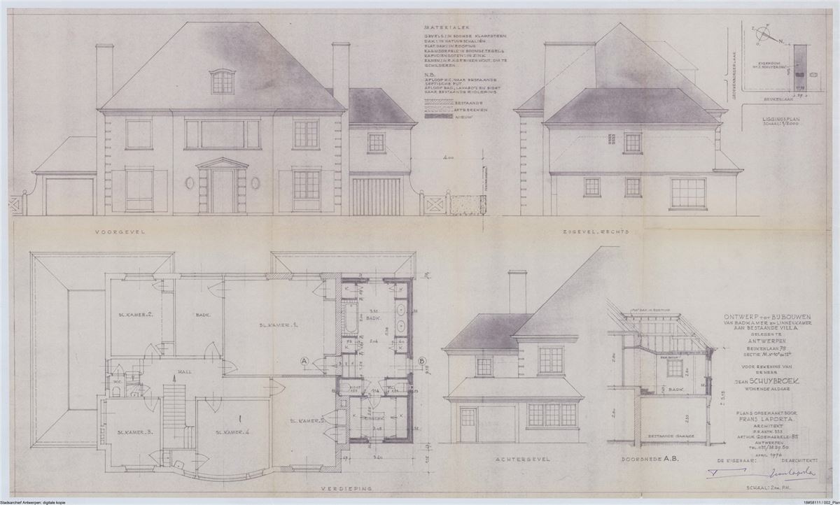 Karaktervolle Villa 1951 met Zuidwestgerichte Tuin