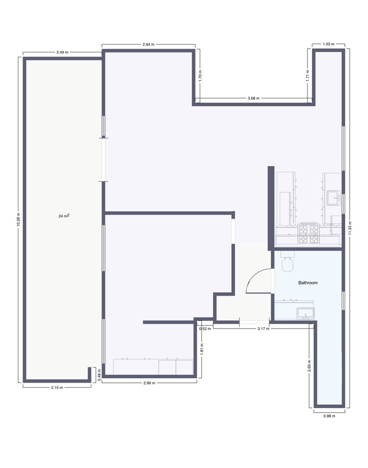 Dakappartement met zuider-dakterras en prachtig uitzicht.