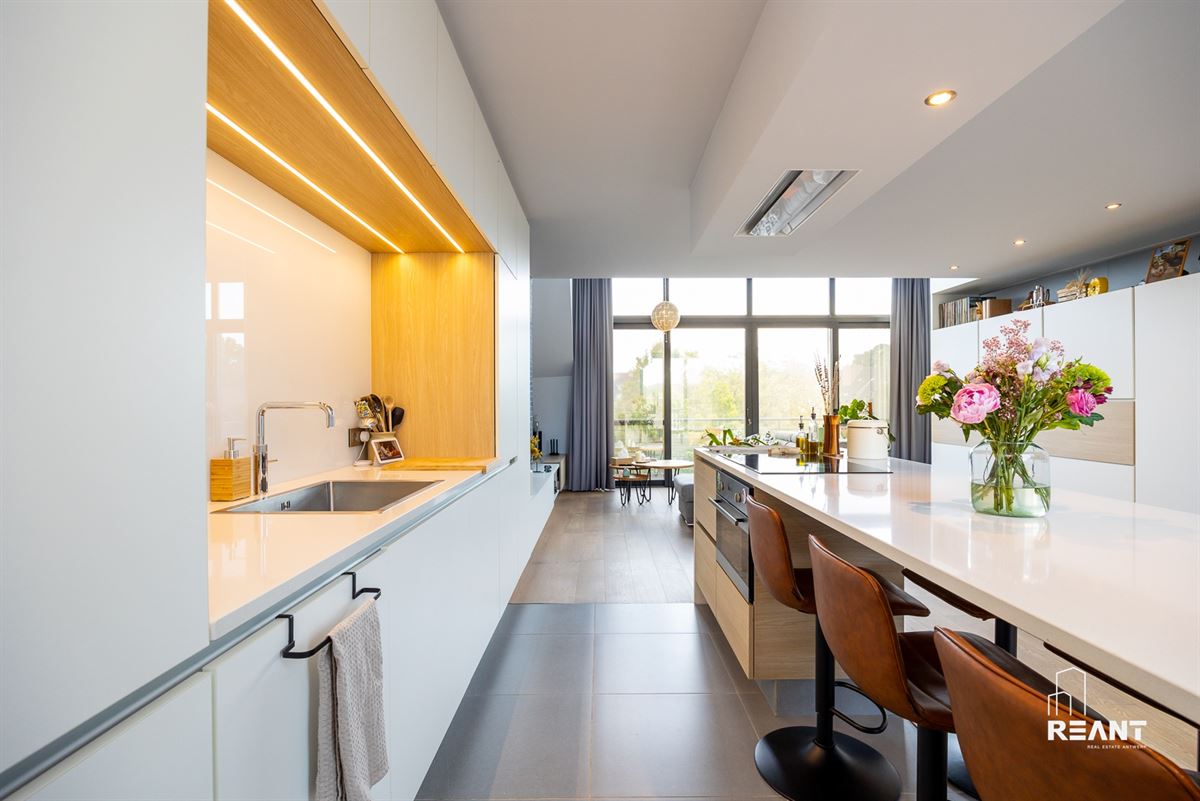 Lichtrijk duplexappartement met mezzanine en ruim terras.