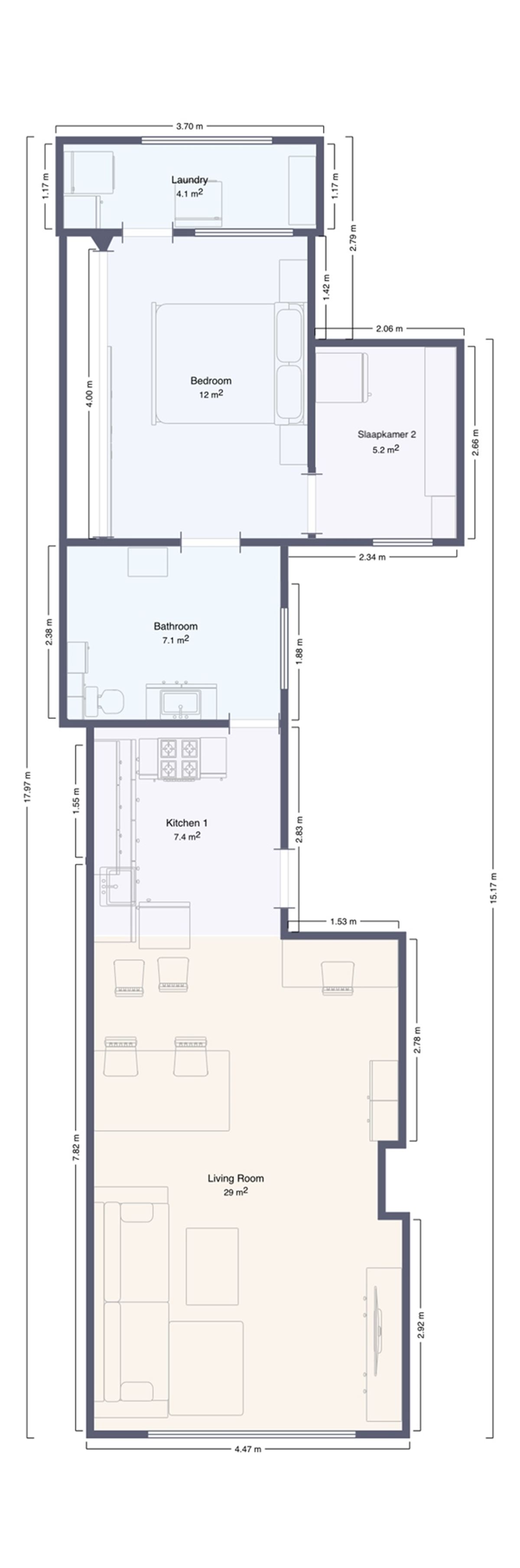 Instapklaar en Lichtrijk Appartement op de Tweede Verdieping