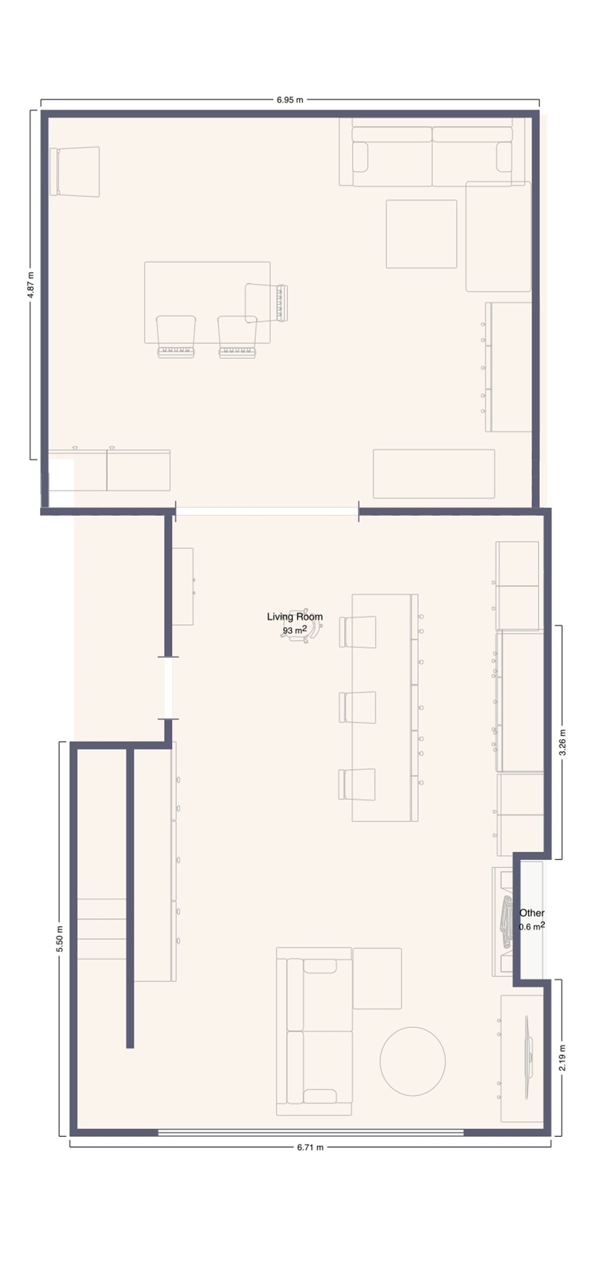 Lichtrijk duplexappartement met mezzanine en ruim terras.
