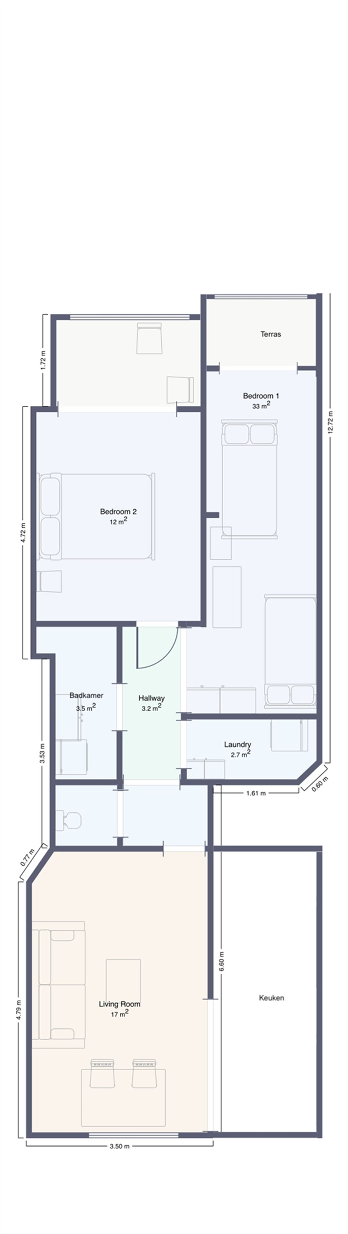 Instapklaar appartement in hartje Antwerpen