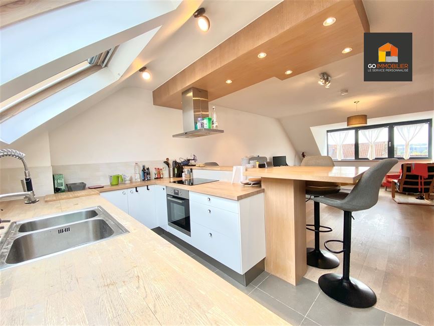 Loué!! SOUVERAIN - Lumineux appartement 1 chambre avec garage