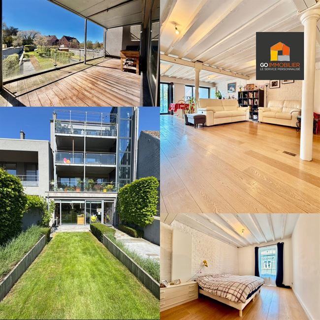 Magnifique loft 2 chambres avec terrasse et 2pl. de parking!