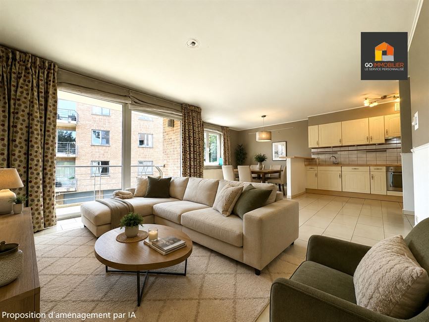 Magnifique rez-de-chaussée 2 ch avec terrasse et garage