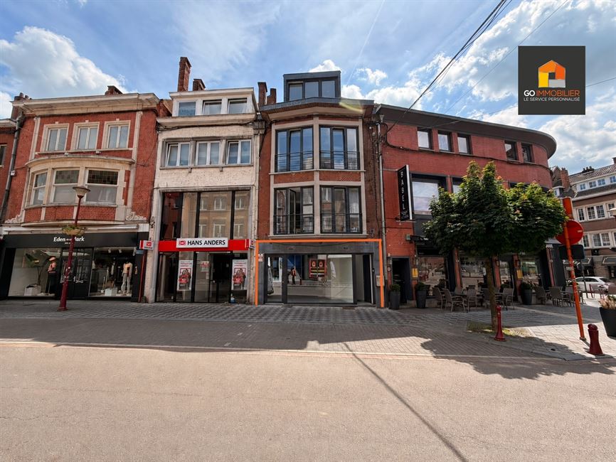 Rez commercial entièrement rénové de 65m² situé au plein coeur de Wavre