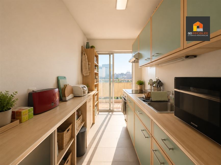 Appartement 2 chambres avec vue sur Bruxelles!  à 1000 BRUXELLES - Réf. 13549
