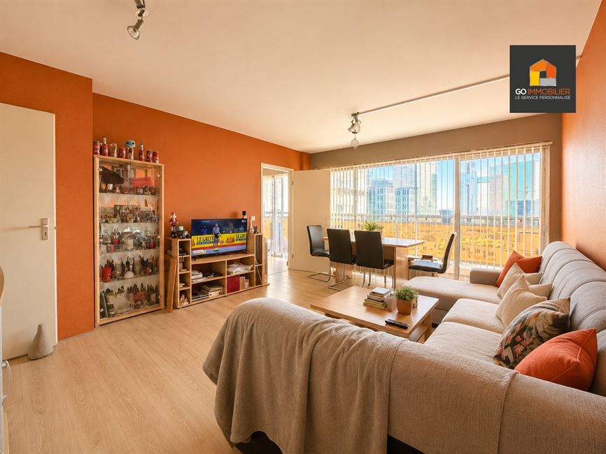 Appartement 2 chambres avec vue sur Bruxelles!  à 1000 BRUXELLES - Réf. 13549