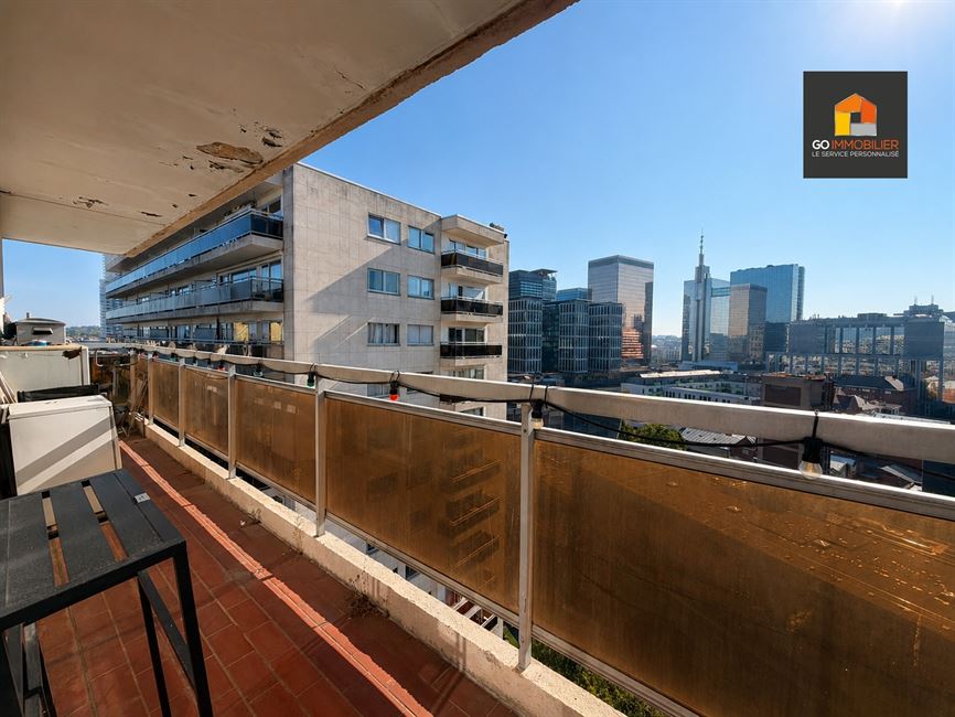 Appartement 2 chambres avec vue sur Bruxelles!  à 1000 BRUXELLES - Réf. 13549