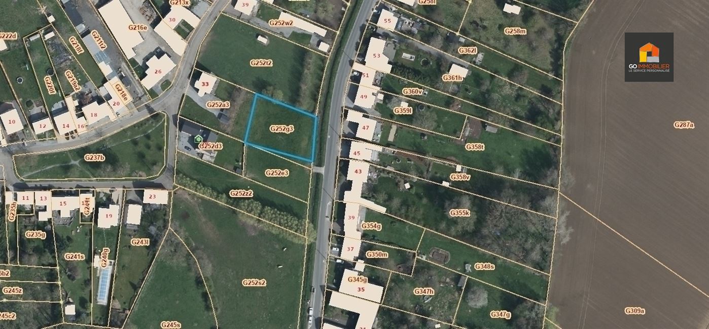  Opportunité Rare - Terrain Constructible à Walhain !  à 1457 WALHAIN-SAINT-PAUL - Réf. 13633
