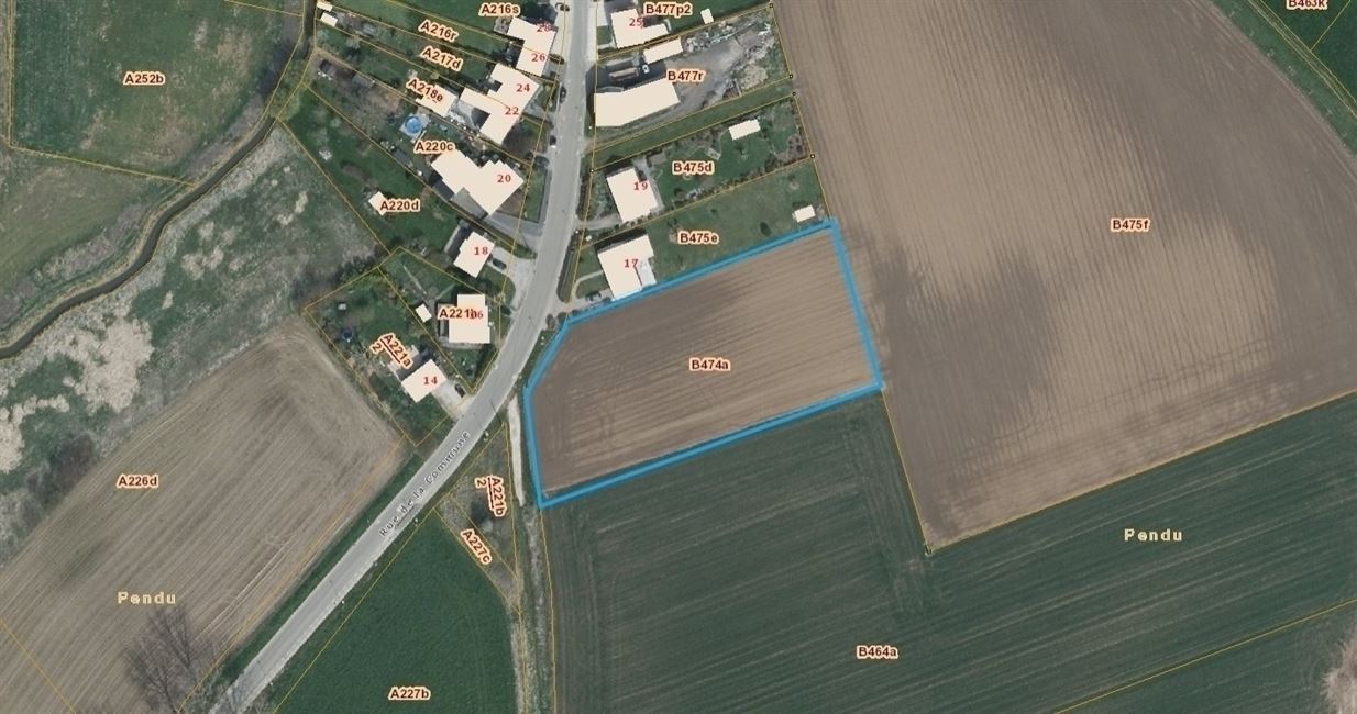 Magnifique terrain à bâtir de presque 50 ares pour construction de une ou deux habitations suivant projet à introduire à la Commune à 1457 TOURINNES-SAINT-LAMBERT - Réf. 13666