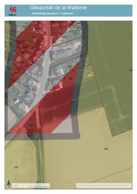 Magnifique terrain à bâtir de presque 50 ares pour construction de une ou deux habitations suivant projet à introduire à la Commune à 1457 TOURINNES-SAINT-LAMBERT - Réf. 13666
