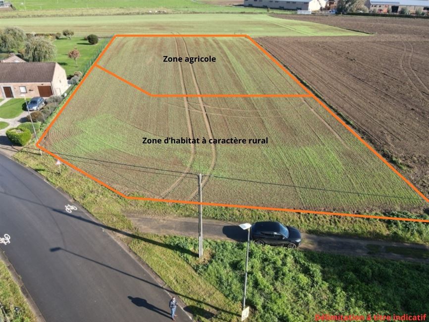 Magnifique terrain à bâtir de presque 50 ares pour construction de une ou deux habitations suivant projet à introduire à la Commune à 1457 TOURINNES-SAINT-LAMBERT - Réf. 13666