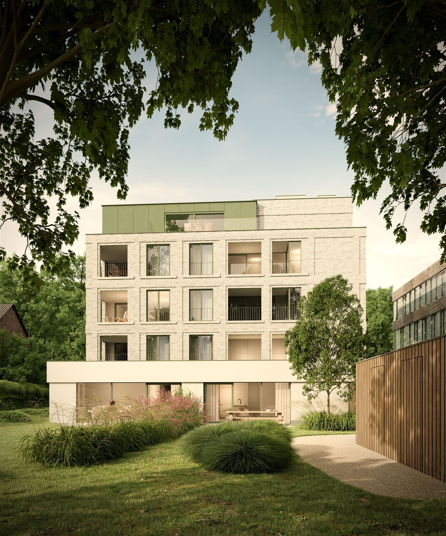 VIVE in Wondelgem verkoopt sterk. Intussen is al 50% van het project verkocht.
Oplevering voorjaar 2027

VIVE combineert hedendaagse architectuur m...