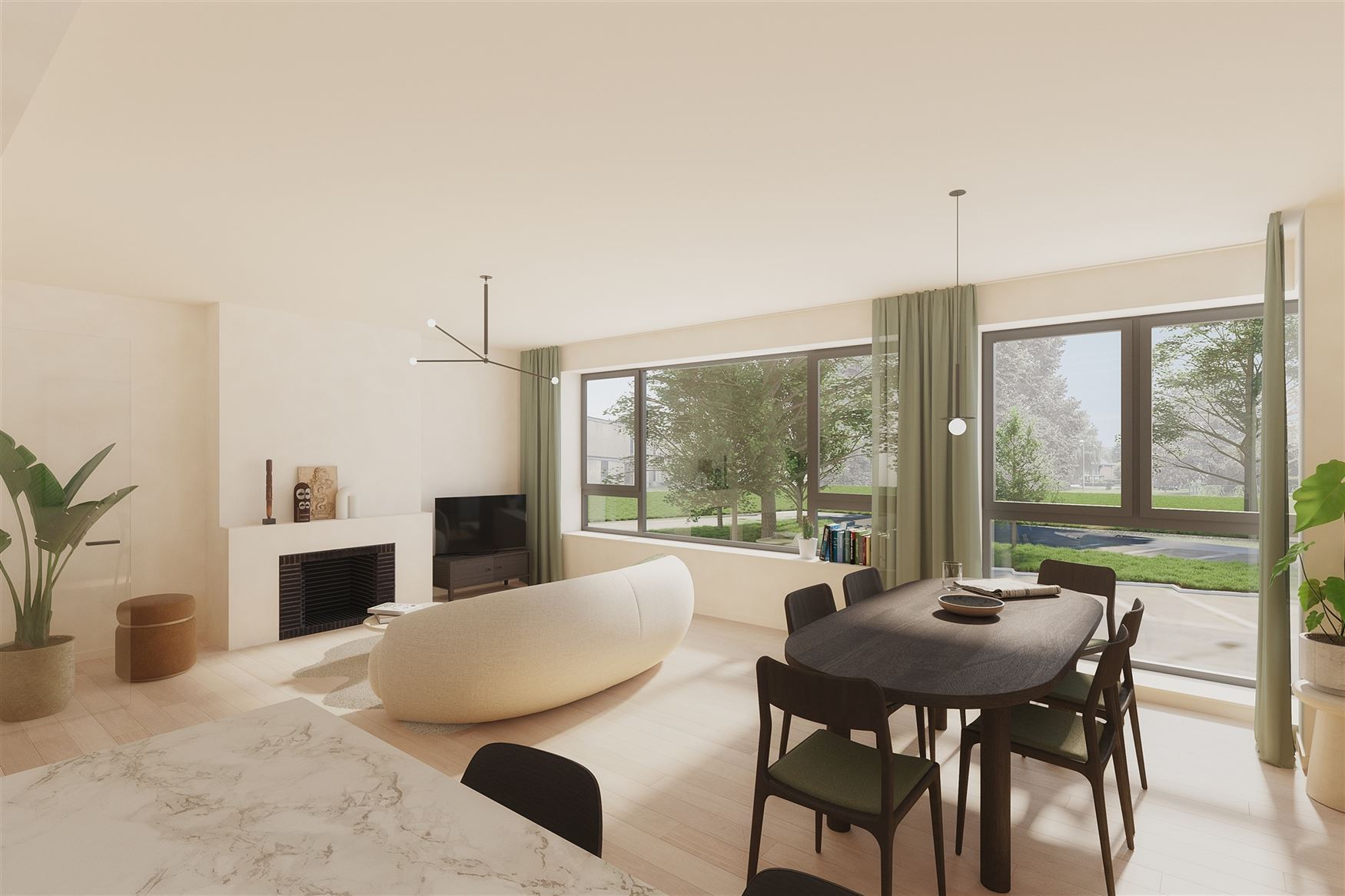 In een groene en rustige buurt van Sint-Amandsberg bevindt zich dit gerenoveerd modelappartement dat uitblinkt door zijn luchtige volumes en overvloed...