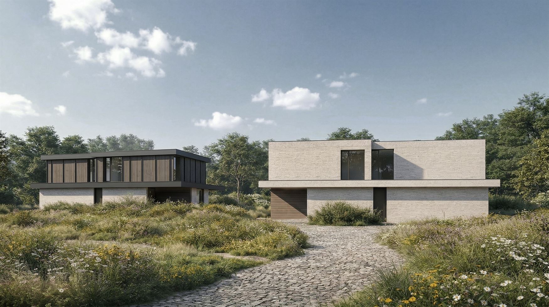 In Drongen komt AVELON. Vier architecturale woningen op een ligging die zelden vrijkomt. Rust, open zichten en ruimte vormen hier de basis.
De woning...