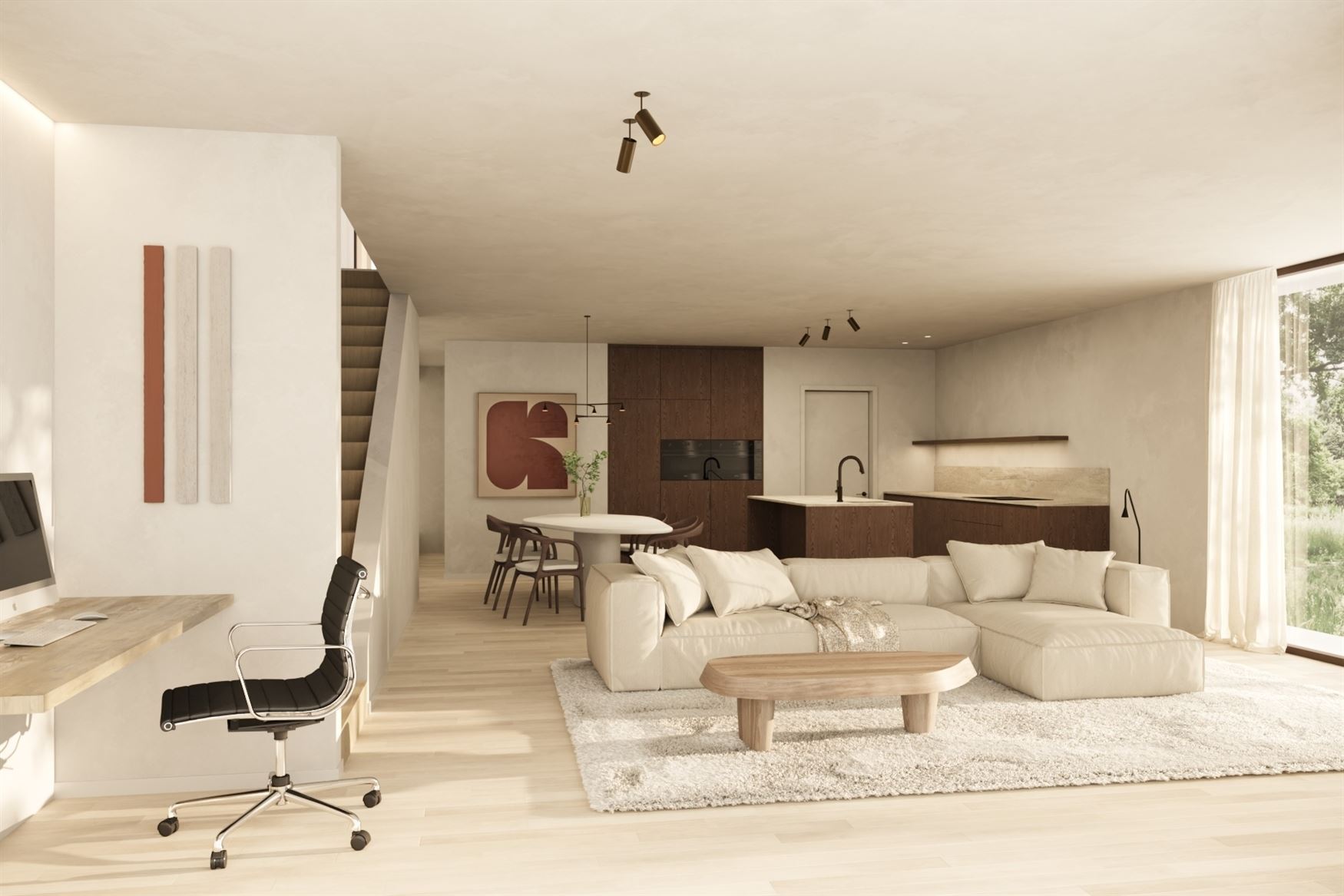 In Drongen komt AVELON. Vier architecturale woningen op een ligging die zelden vrijkomt. Rust, open zichten en ruimte vormen hier de basis.
De woning...