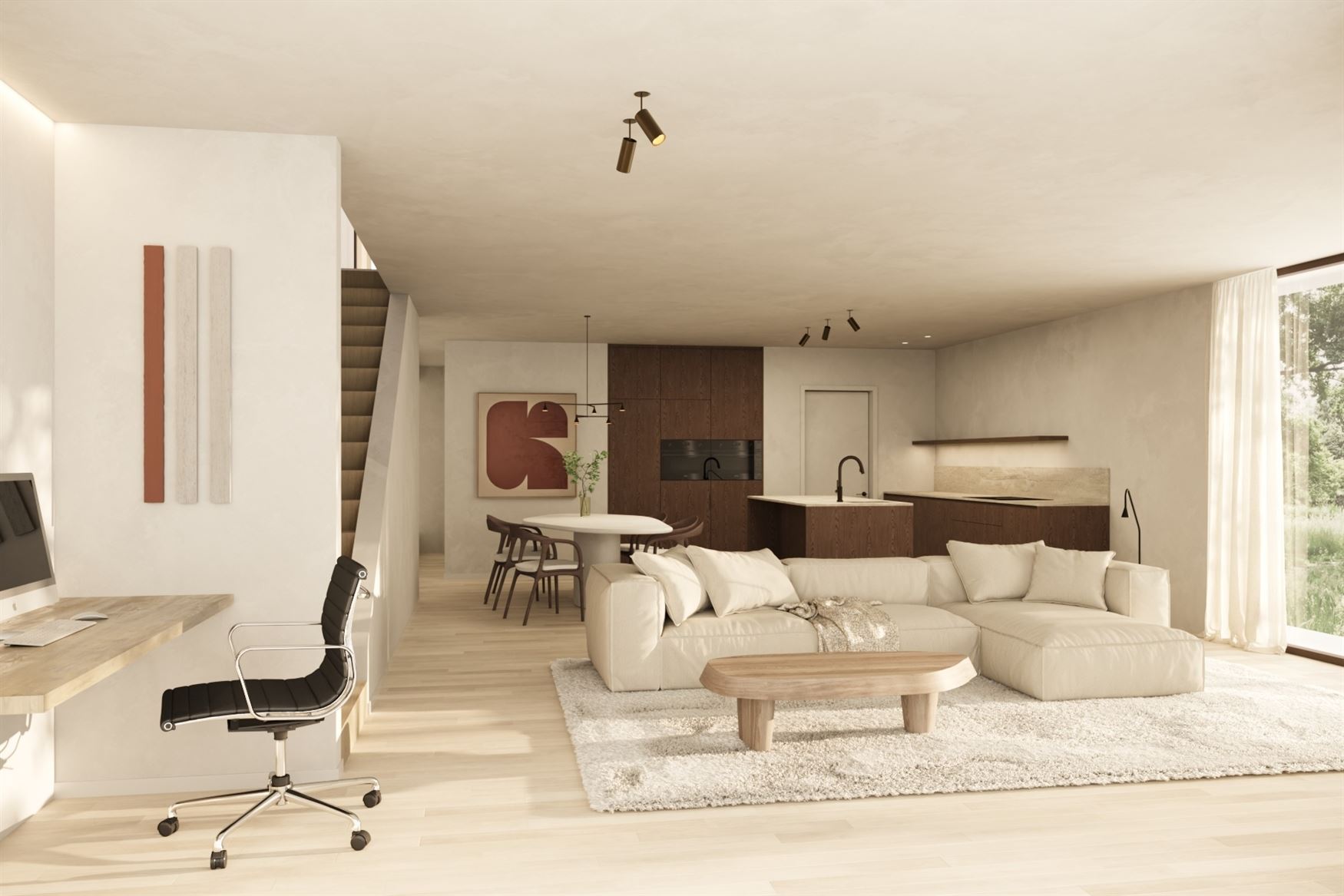 In Drongen komt AVELON. Vier architecturale woningen op een ligging die zelden vrijkomt. Rust, open zichten en ruimte vormen hier de basis.
De woning...