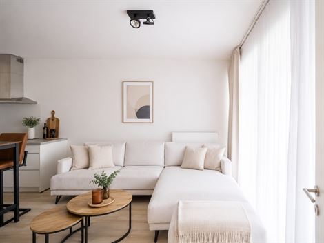 WENST U EEN BEZOEK? SURF NAAR ONZE SITE: WWW.INFINIMO.BE > ZOEK DE DESBETREFFENDE EIGENDOM > REGISTREER U VIA DE KNOP ‘PLAN EEN BEZOEK’.
Wonen aa...