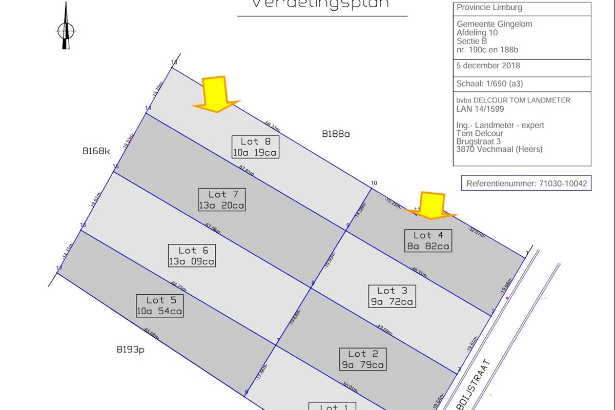 Foto 5 : Bouwgrond te 3890 KORTIJS (België) - Prijs € 149.000