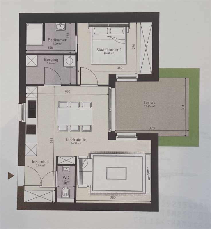 Foto 13 : Appartement te 3400 LANDEN (België) - Prijs &euro; 775
