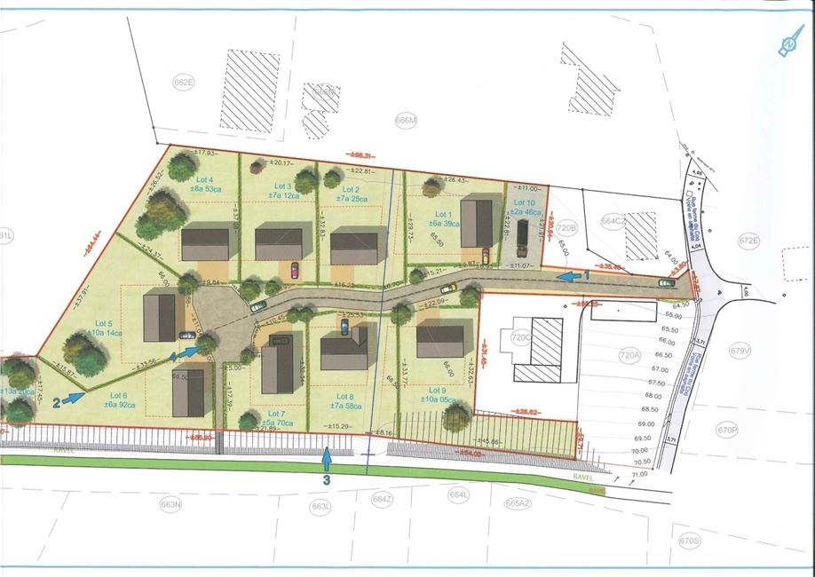 Nature quiétude pour ce lotissement de 9 terrains !
