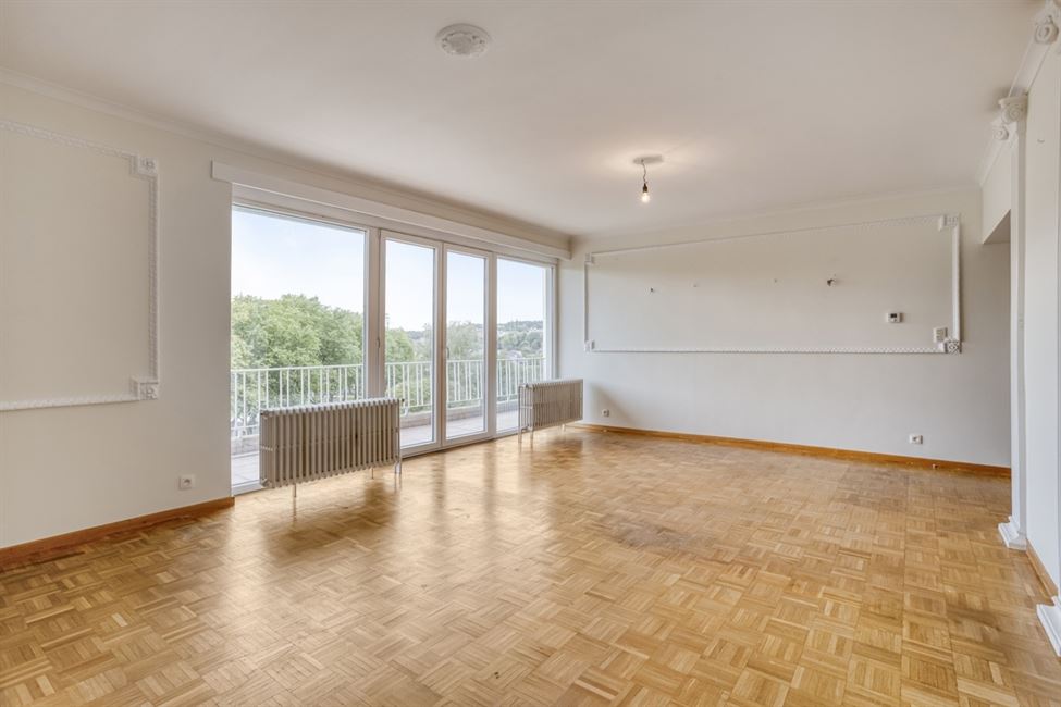 Vaste appartement 3 ch, garage, cave, belle terrasse.