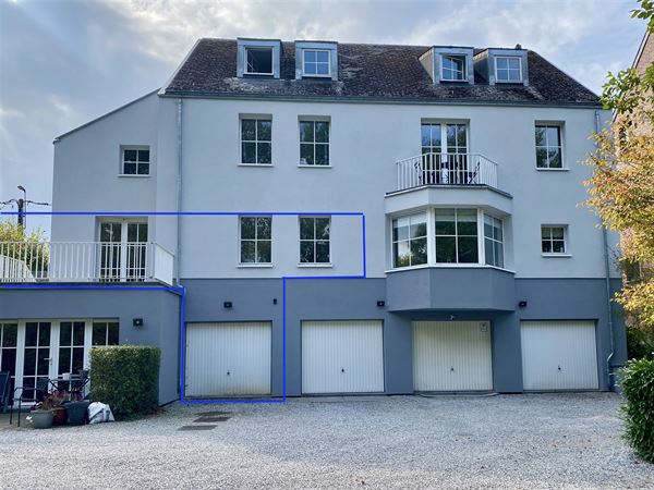 Bel appart 2CH avec terr, garage et jardin commun