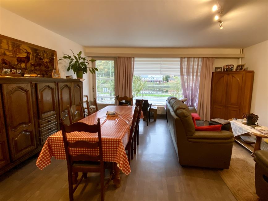 Magnifique appart traversant 2CH, terr. vue Meuse PEB B!