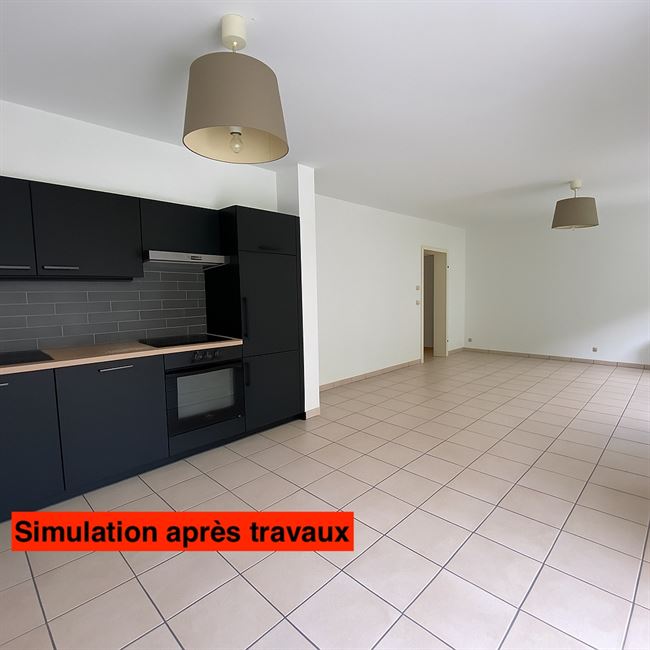 Bel appart 2CH avec terr, garage et jardin commun