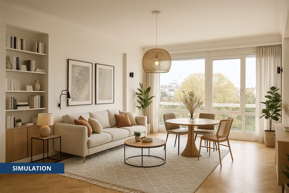 Spacieux appartement 2CH avec 2 terr. - PEB B!
