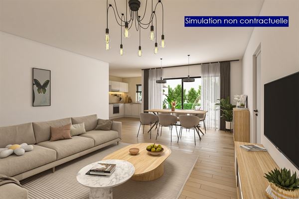 Magnif. appartement RDC 2 ch. - Construction Q-ZEN