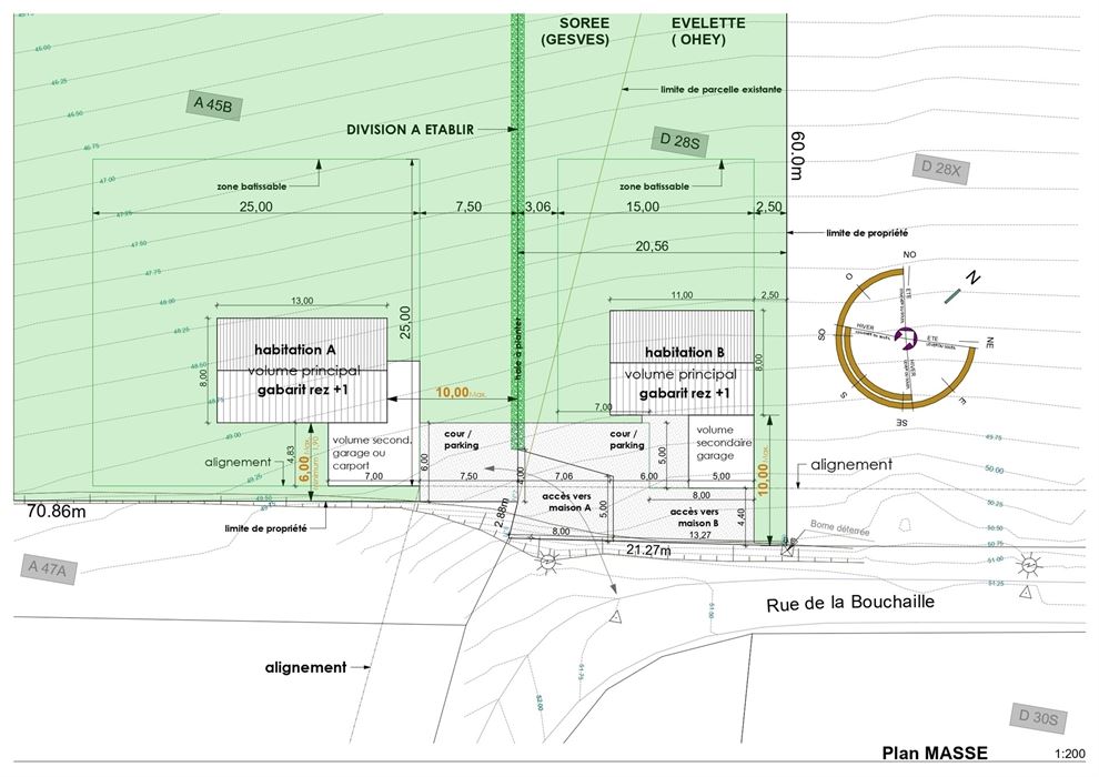 ABSIL Immobilière vous présente : Terrain à batir avec CU2 disponible