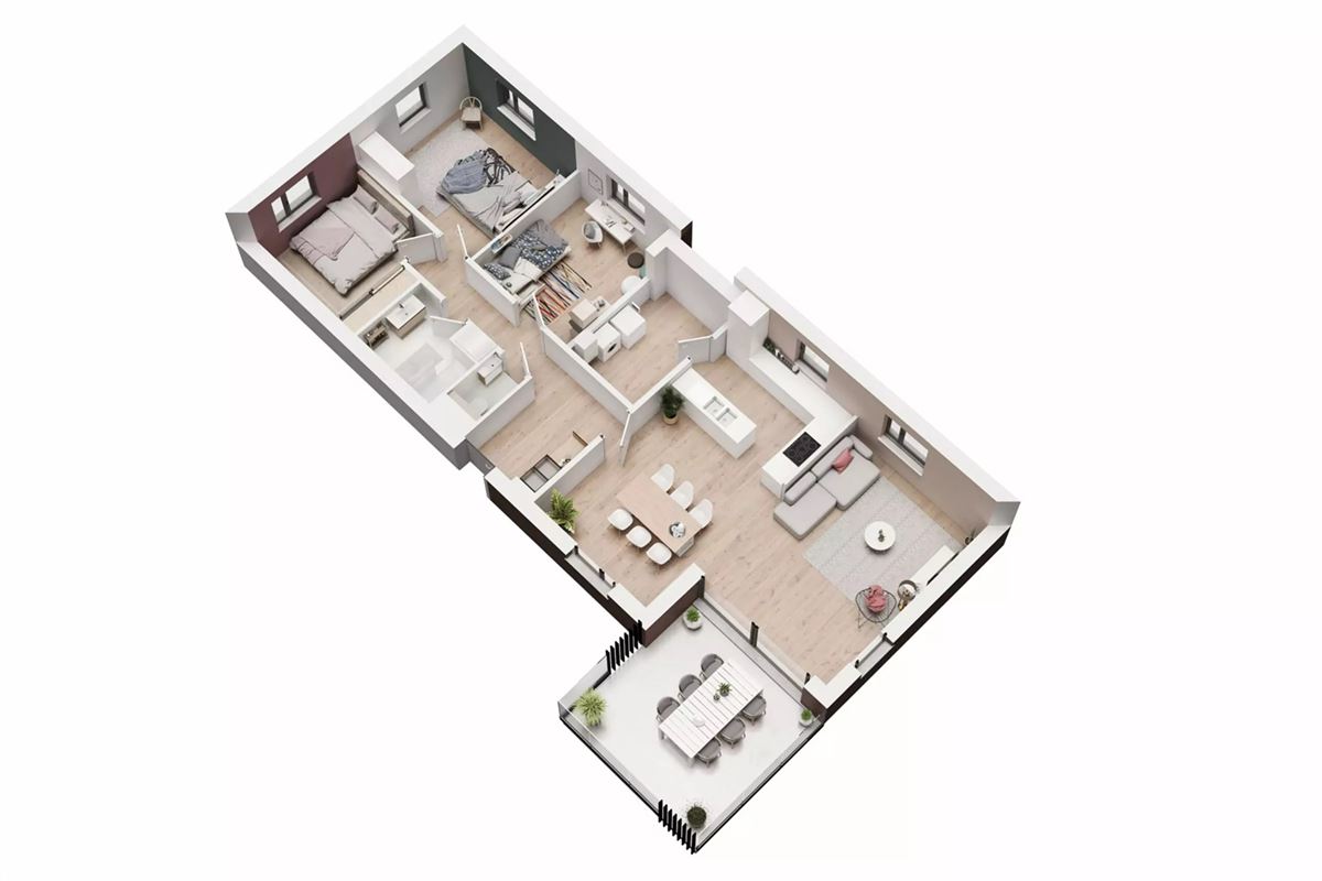 Image 19 : Appartement à 1350 ORP-LE-GRAND (Belgique) - Prix 354.100 €