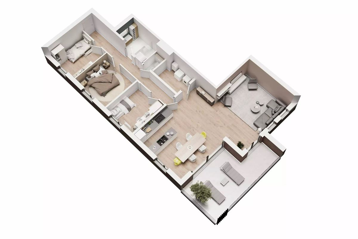 Image 19 : Appartement à 1350 ORP-LE-GRAND (Belgique) - Prix 373.650 €