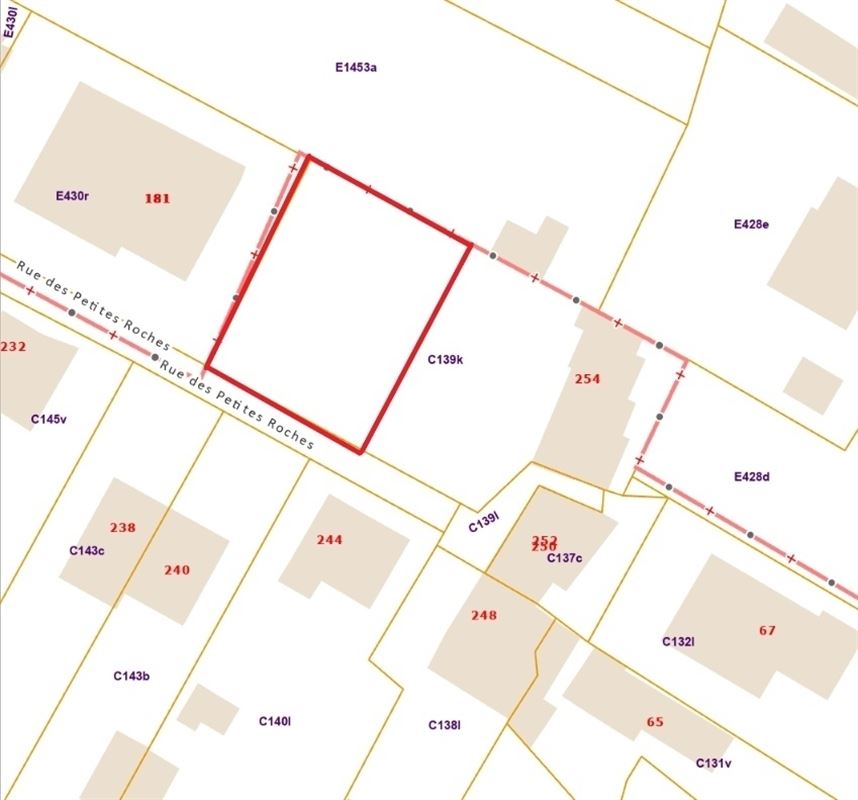 Agence Immobilière à Rocourt, Liège : Terrain à bâtir à vendre : Rue des Petites-Roches 254 4000 LIÈGE