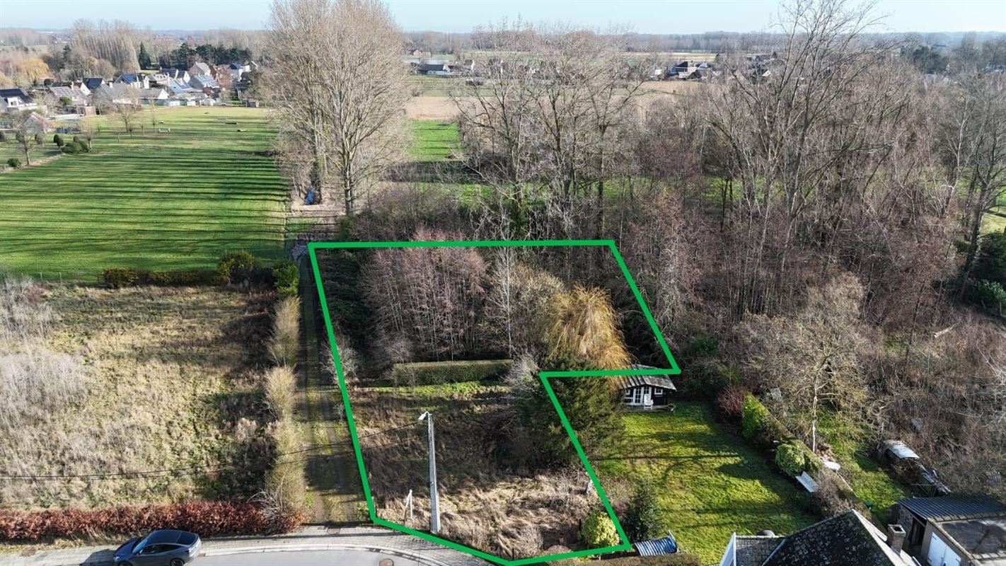 Bouwgrond voor een open bebouwing met zicht op de natuur