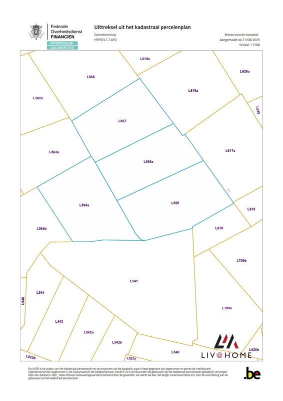 Foto 2 : Landbouwgrond te 2230 HERSELT (België) - Prijs € 173.500