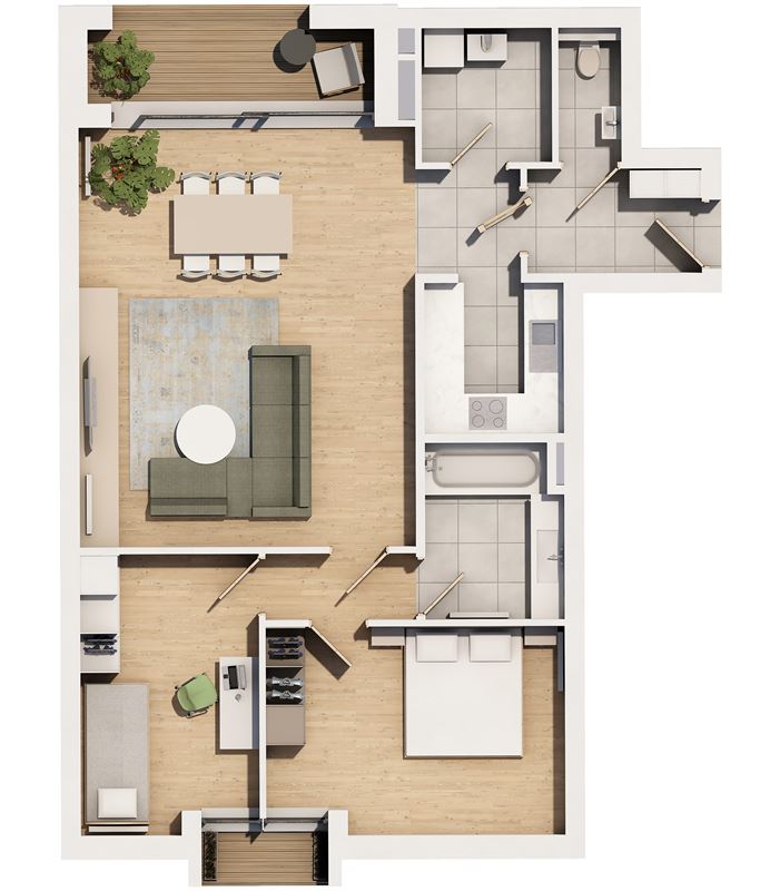 Image 5 : Appartement à 3200 Aarschot (Belgique) - Prix 264.900 €