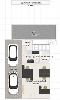 Image 20 : Commerce avec appartement à 5000 Namur (Belgique) - Prix 200.000 €