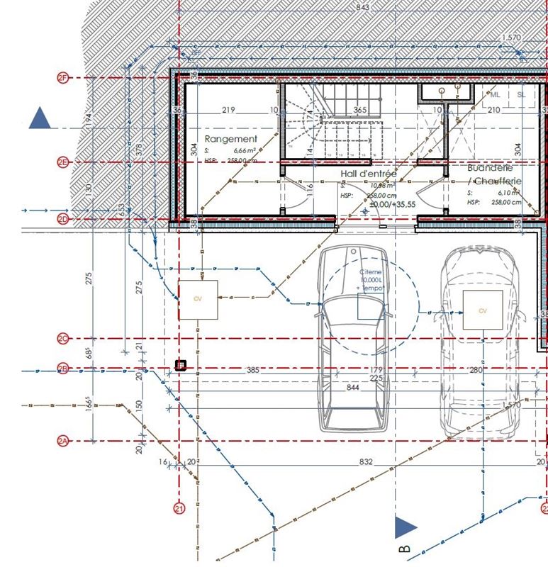 Maison neuve contemporaine au coeur d'un site verdoyant