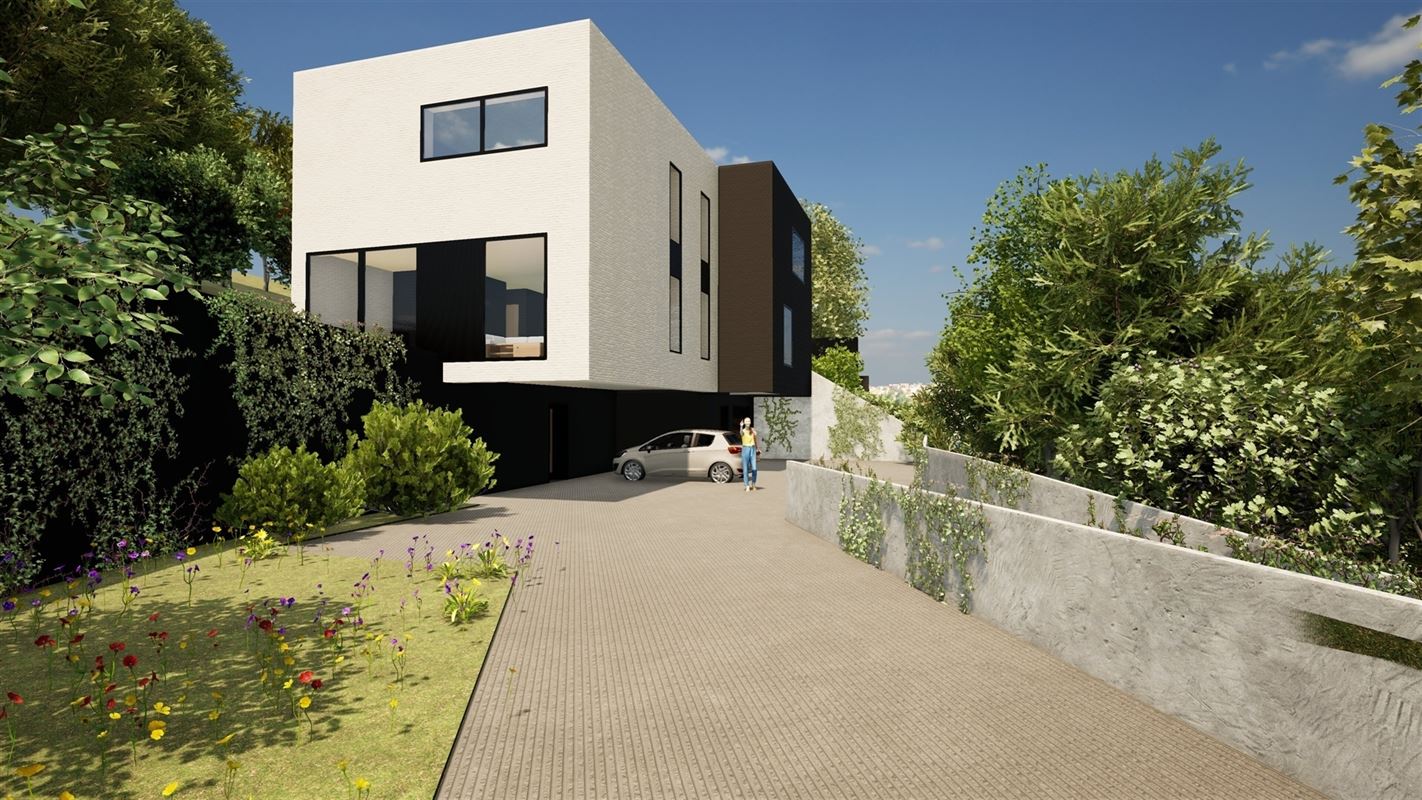 Maison neuve contemporaine au coeur d'un site verdoyant