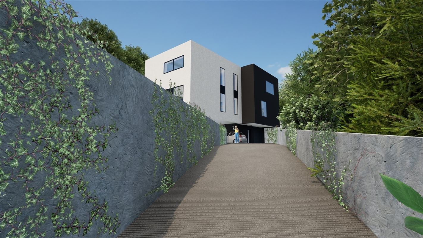 Maison neuve contemporaine au coeur d'un site verdoyant