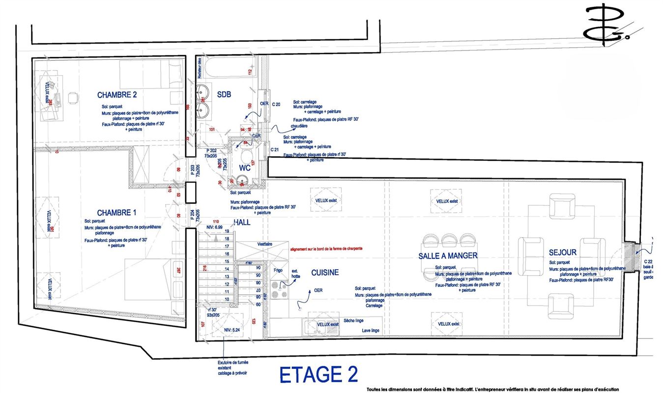 CHARME - PETIT IMMEUBLE - CENTRAL - RENOVE