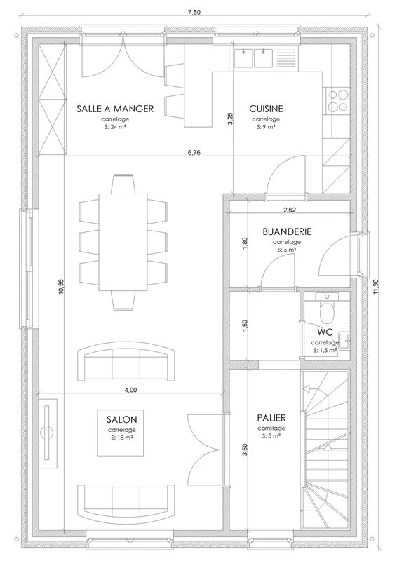 LOT 3 - Maison 4façades neuve - éco-intelligente!